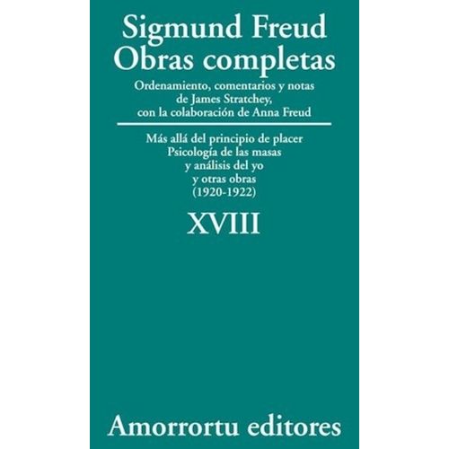 OBRAS COMPLETAS DE FREUD T.18 - MAS ALLA DE LOS PRINCIPIOS D