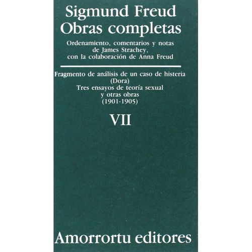 OBRAS COMPLETAS DE FREUD T.7 - FRAGMENTO DE ANALISIS DE UN C