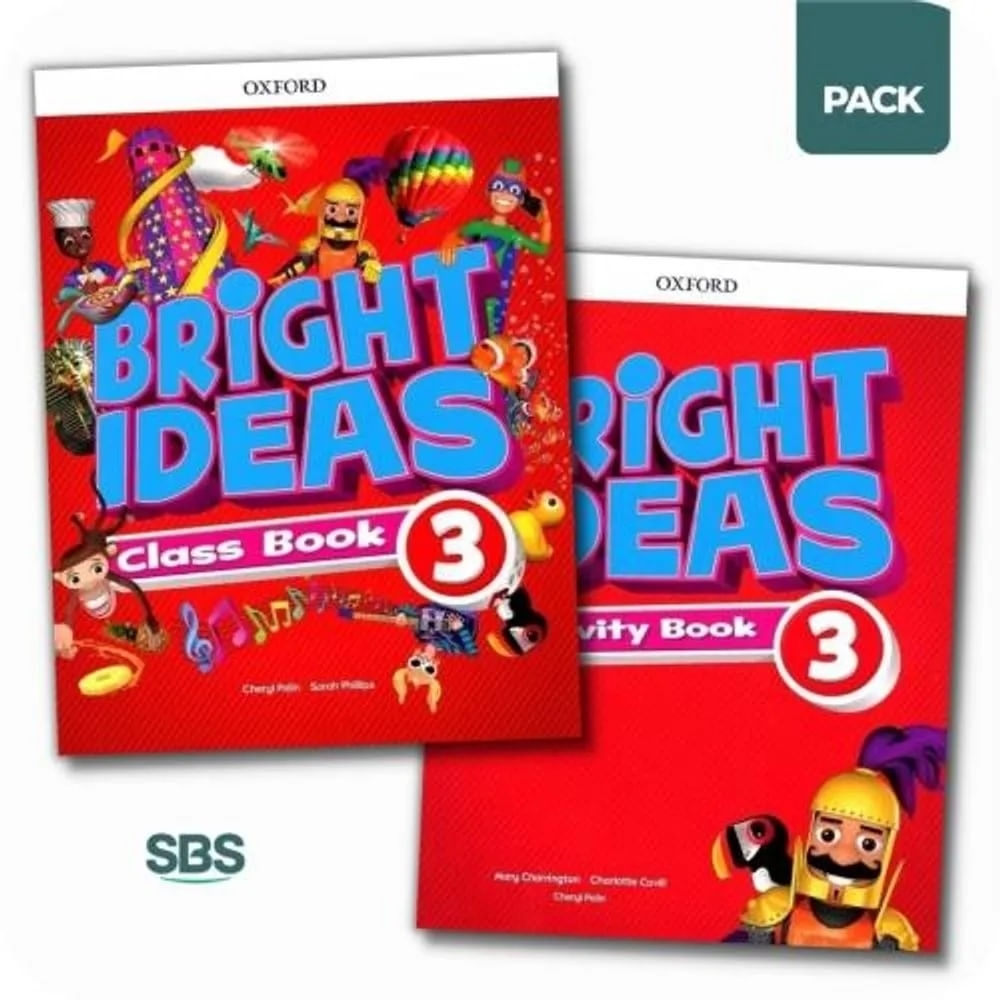 BRIGHT IDEAS 3 - STUDENT'S BOOK + WORKBOOK - 2 LIBROS
