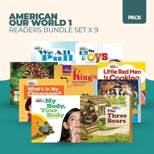 AMERICAN OUR WORLD 1 - READERS BUNDLE SET x 9
