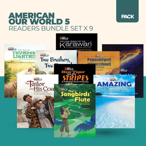 AMERICAN OUR WORLD 5 - READERS BUNDLE SET x 9