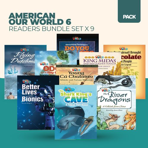 AMERICAN OUR WORLD 6 - READERS BUNDLE SET x 9