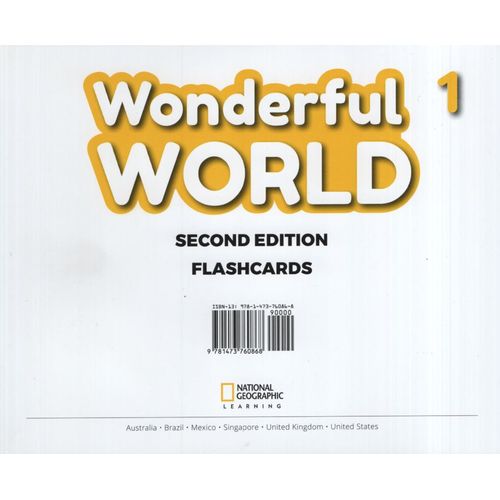 WONDERFUL WORLD 1 (2ND.EDITION) FLASHCARDS