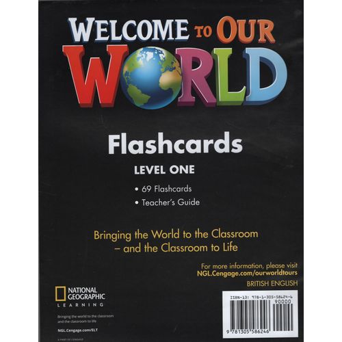 WELCOME TO OUR WORLD 1 (BRI) - FLASHCARDS