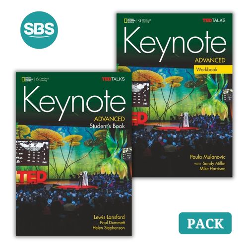 KEYNOTE ADVANCED - STUDENT'S BOOK + WORKBOOK - 2 LIBROS