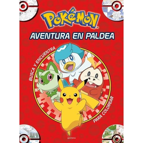 POKEMON  AVENTURA EN PALDEA BUSCA Y ENCUENTRA PARA COLOREAR