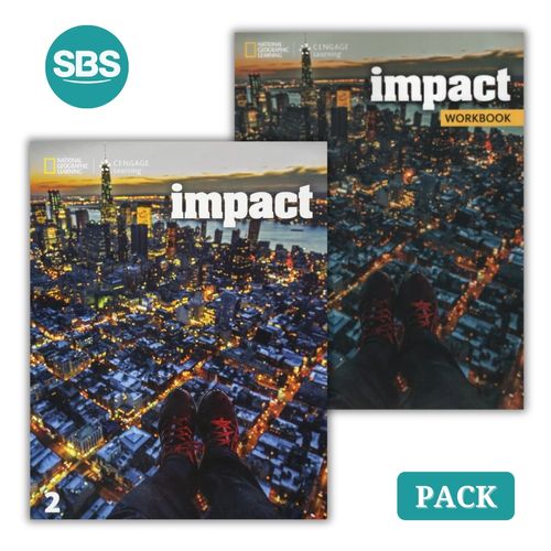 AMERICAN IMPACT 2 - STUDENT'S BOOK + WORKBOOK - 2 LIBROS