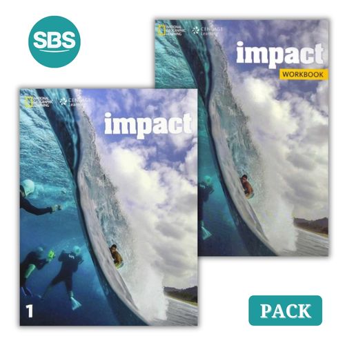 AMERICAN IMPACT 1 - STUDENT'S BOOK + WORKBOOK - 2 LIBROS