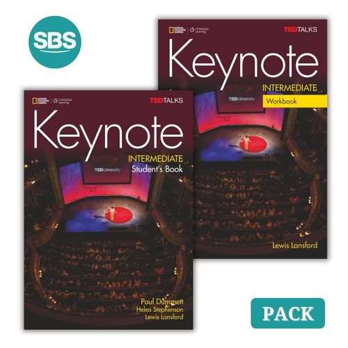 KEYNOTE INTERMEDIATE - STUDENT'S BOOK + WORKBOOK - 2 LIBROS