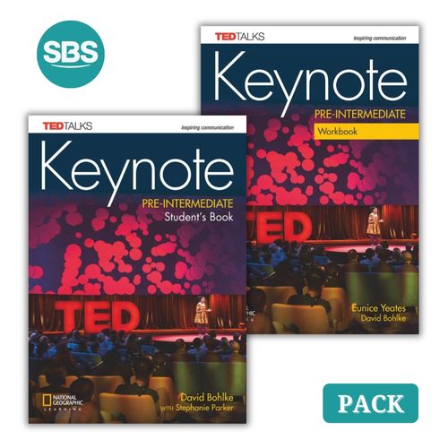 KEYNOTE PRE-INTERMEDIATE - STUDENT'S BOOK + WORKBOOK - 2 LIB