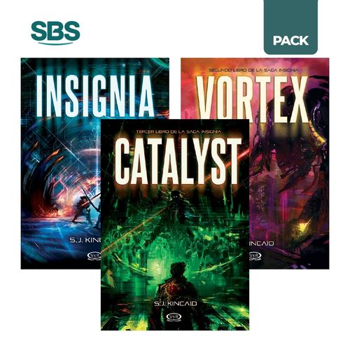 INSIGNIA + VORTEX + CATALYST - KINCAID - 3 LIBROS