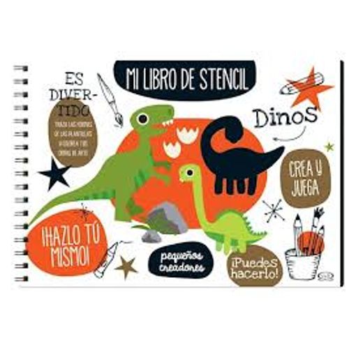 DINOS - MI LIBRO STENCIL DINOS - MI LIBRO STENCIL