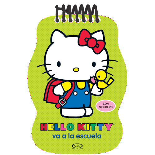 HELLO KITTY VA A LA ESCUELA (CON STICKERS) HELLO KITTY VA A LA ESCUELA (CON STICKERS)