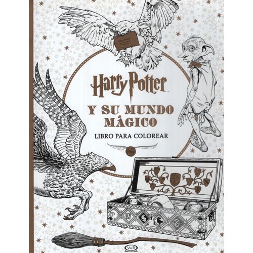 HARRY POTTER Y SU MUNDO MAGICO - LIBRO PARA COLOREAR