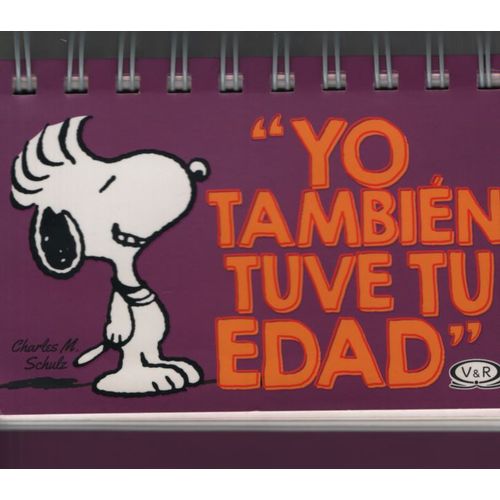 LIBRO SNOOPY - YO TAMBIEN TUVE TU EDAD