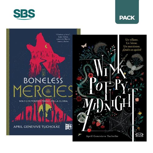 BONELESS MERCIES + WINK POPPY MIDNIGHT - TUCHOLKE - 2 LIBROS