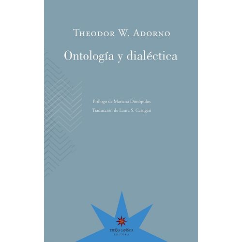 ONTOLOGIA Y DIALECTICA - THEODOR W. ADORNO
