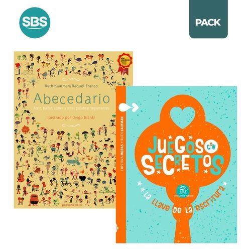 ABECEDARIO + JUEGOS CON SECRETOS - 2 LIBROS