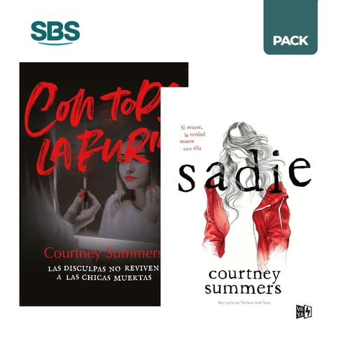 CON TODA LA FURIA + SADIE - SUMMERS - 2 LIBROS