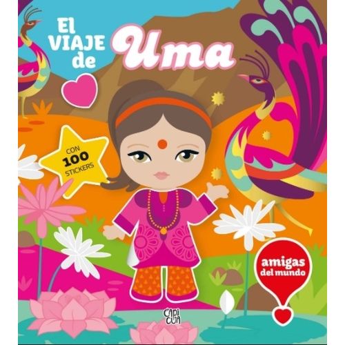 EL VIAJE DE UMA - AMIGAS DEL MUNDO CON 100 STICKERS