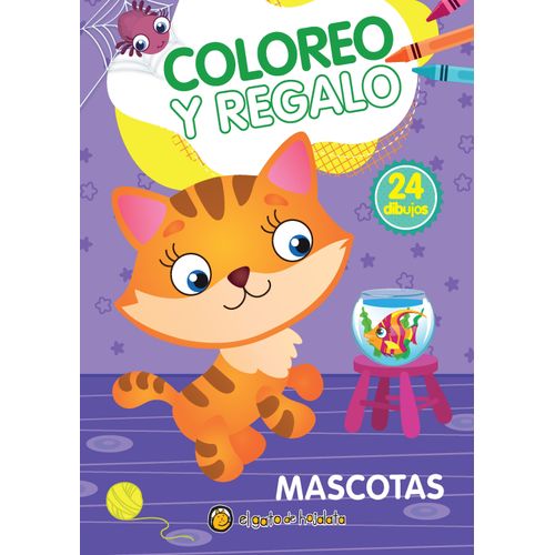 MASCOTAS - COLOREO Y REGALO