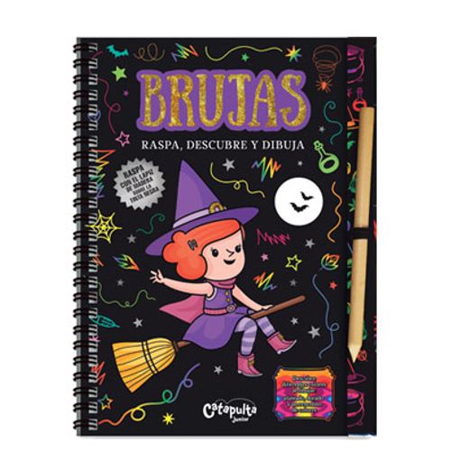 BRUJAS: RASPA, DESCUBRE Y DIBUJA