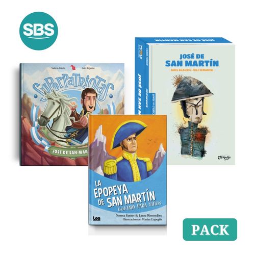 PACK SAN MARTIN - SUPERPATRIOTAS + BIOGRAFIAS PARA ARMAR + L