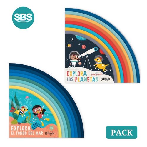 PACK QUARTO EXPLORA - LOS PLANETAS + EL FONDO DEL MAR - 2 LI