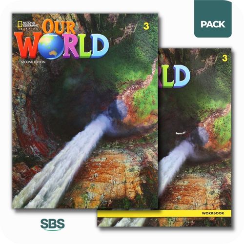 OUR WORLD 3 2/ED. - STUDENT'S BOOK + WORKBOOK - 2 LIBROS