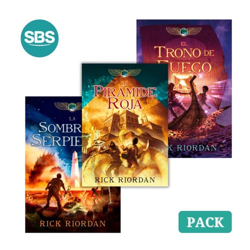 LAS CRONICAS DE KANE - LA PIRAMIDE ROJA + EL TRONO DE FUEGO