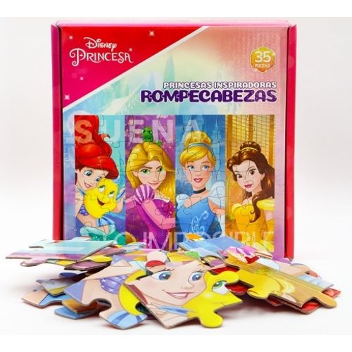ROMPECABEZA 35 PIEZAS - PRINCESAS INSPIRADORAS - DISNEY