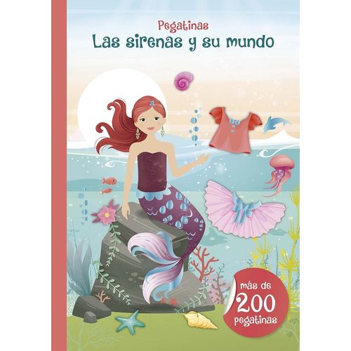 LAS SIRENAS Y SU MUNDO - MAS DE 200 PEGATINAS- EVA SCHINDLER
