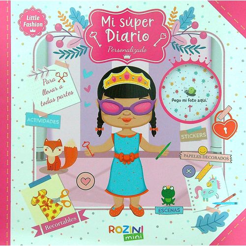 MI SUPER DIARIO PERSONALIZADO (C/ STICKERS)