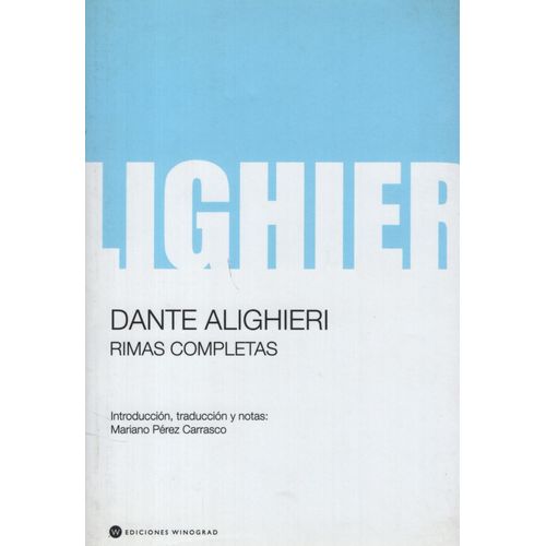 RIMAS COMPLETAS - DANTE ALIGHIERI