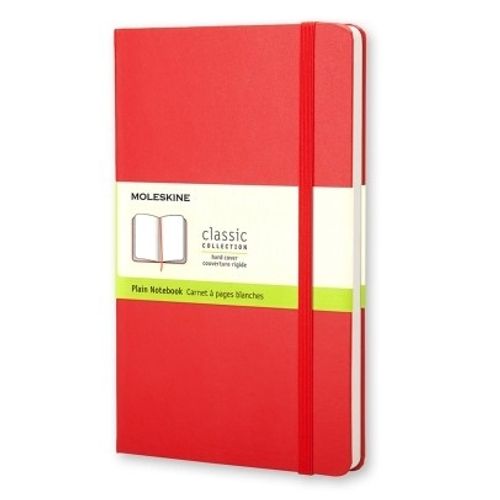 CUADERNO MOLESKINE CLASSIC LARGE HARD - ROJO ESCARLATA PLAIN