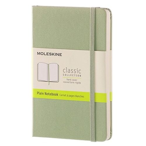 CUADERNO MOLESKINE CLASSIC POCKET HARD - VERDE SAUCE PLAIN