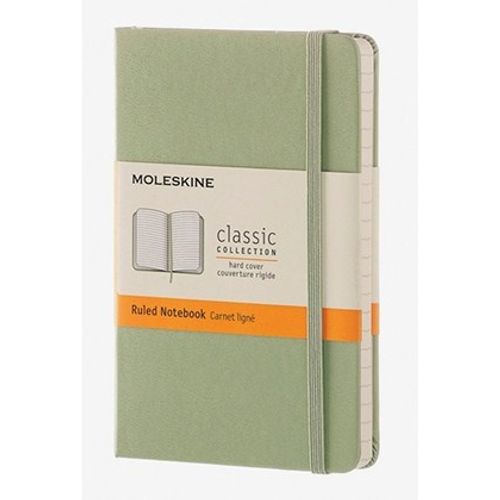 CUADERNO MOLESKINE CLASSIC POCKET HARD - VERDE SAUCE RULED
