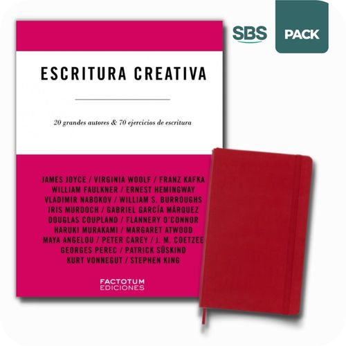 ESCRITURA CREATIVA + MOLESKINE POCKET ROJO SOFT - CUADERNO +