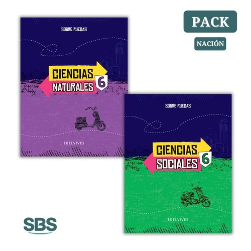 SOBRE RUEDAS 6 NACION - CIENCIAS SOCIALES Y NATURALES - 2 LI