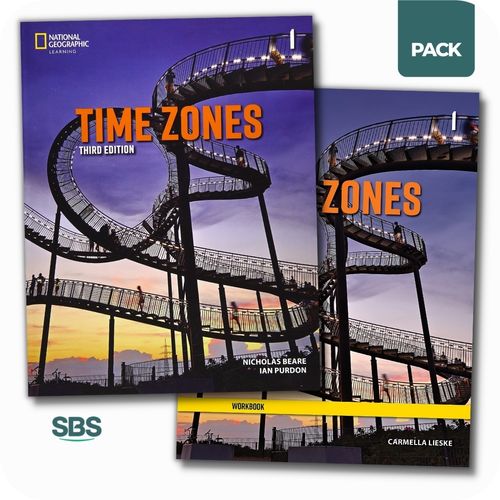 TIME ZONES 1 3/ED - STUDENT'S BOOK + WORKBOOK PACK - 2 LIBRO