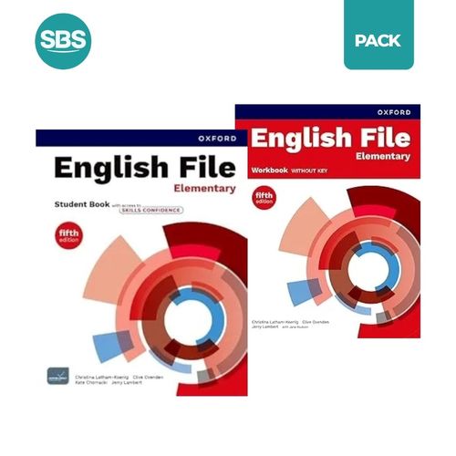 ENGLISH FILE ELEMENTARY 5/ED. - SB + WB - 2 LIBROS