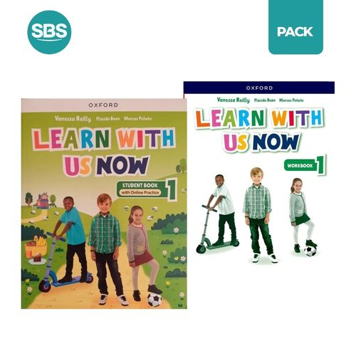 LEARN WITH US NOW 1 - SB + WB ( IMPRENTA MINUSCULA) - 2 LIBR