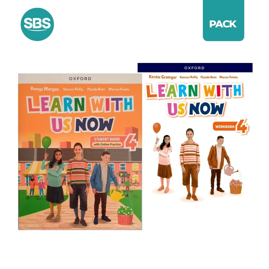 LEARN WITH US NOW 4 - SB + WB - 2 LIBROS