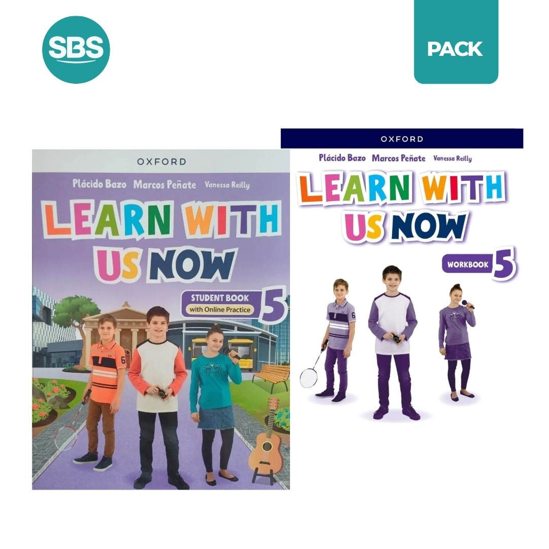 LEARN WITH US NOW 5 - SB + WB - 2 LIBROS