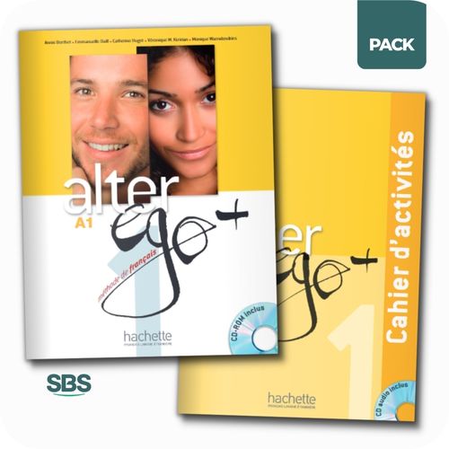 ALTER EGO +1 - LIVRE + CAHIER D'ACTIVITES - PACK 2 LIBROS