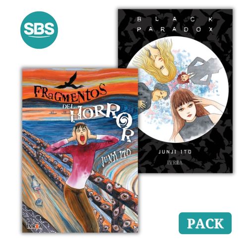 PACK JUNJI ITO - BLACK PARADOX + FRAGMENTOS DEL HORROR - 2 L