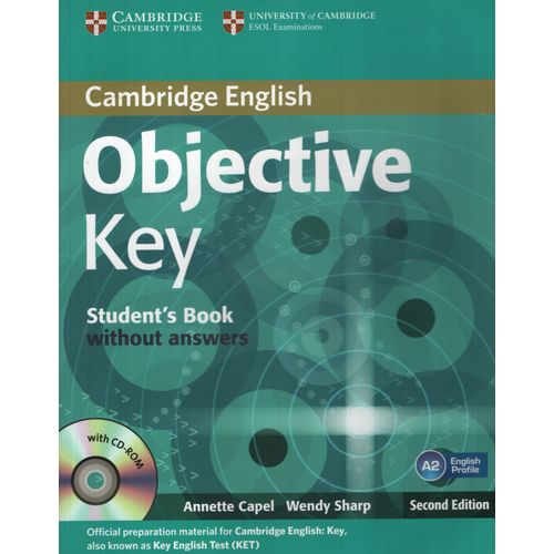 OBJECTIVE KEY (2ND.EDITION) - STUDENT'S BOOK WITHOUT KEY + C