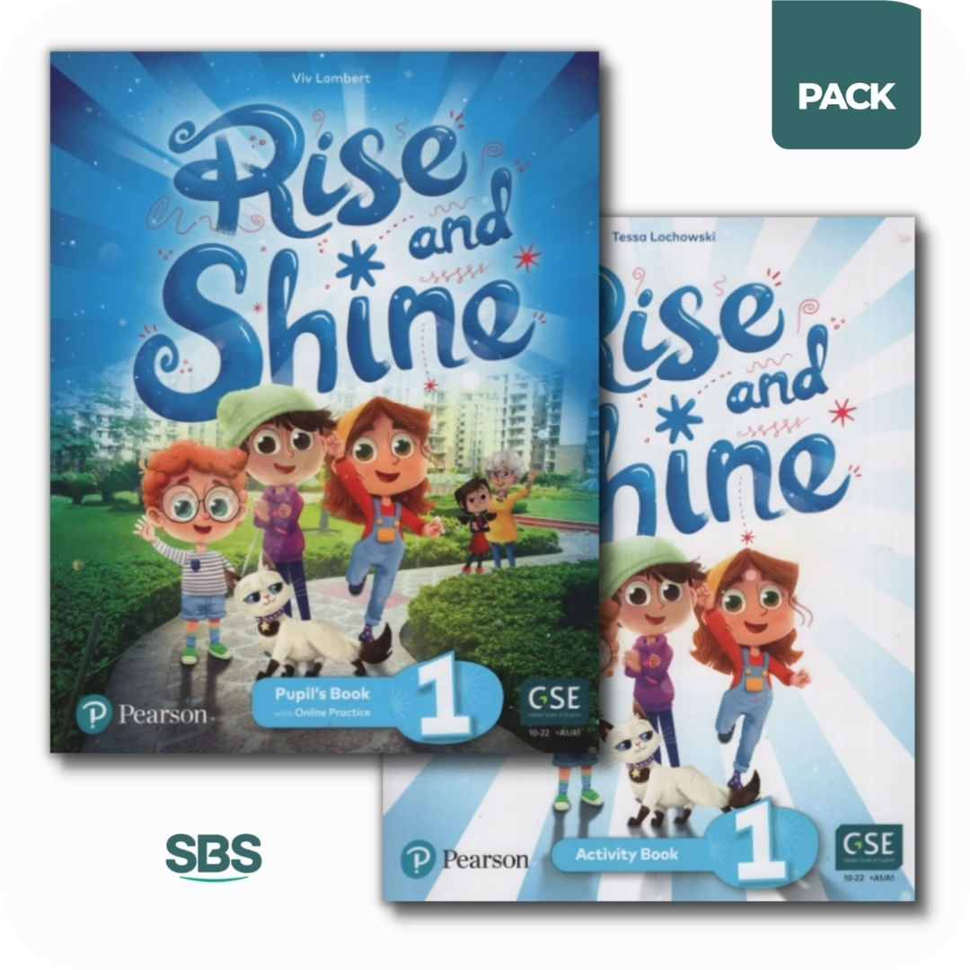 RISE AND SHINE 1 - PUPIL'S BOOK + ACTIVITY BOOK PACK - 2 LIB