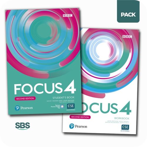 FOCUS 4 2/ED - STUDENT'S BOOK + WORKBOOK PACK - 2 LIBROS