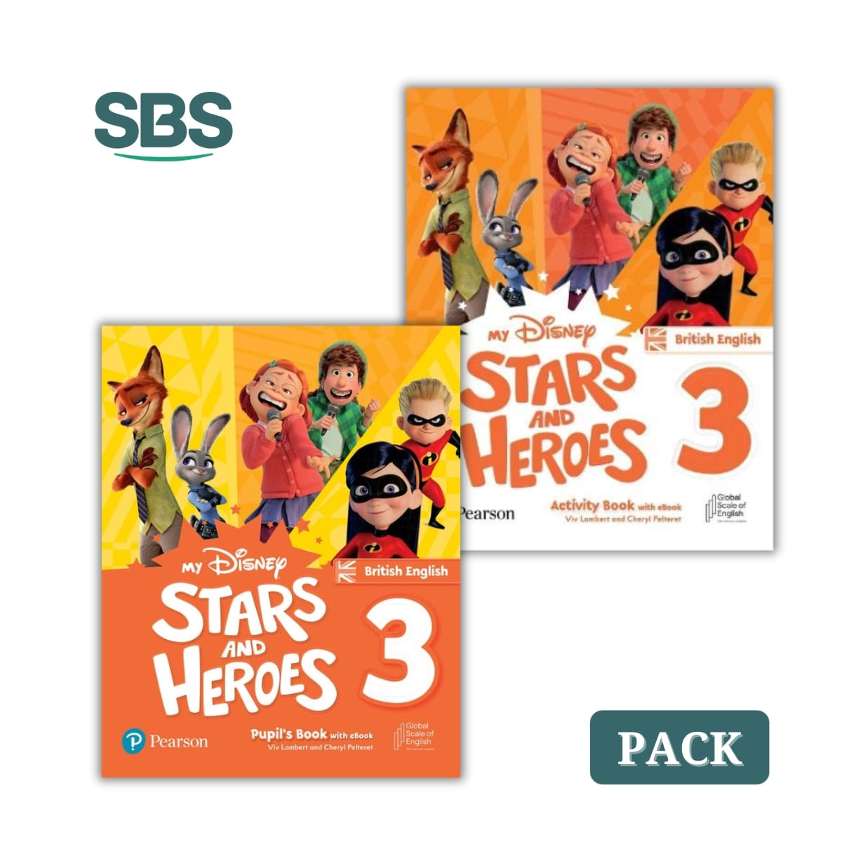 MY DISNEY STARS AND HEROES 3 (BRI)- SB + E-BK- WB- 2 LIBROS